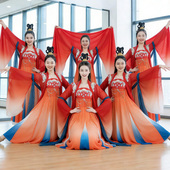 夏辉大唐夜宴演出服汉唐飘逸中国风表演服汉唐古典舞连衣裙汉服