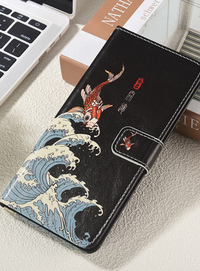 适用于OPPO A95手机壳PELM00翻盖A94 5G支架CPH2211皮套Reno5Z保护套F19pro plus全包内软插卡彩绘皮套防摔壳