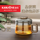 205玻璃茶壶家用茶水分离带过滤泡茶水杯办公室一人饮小壶 金灶TP