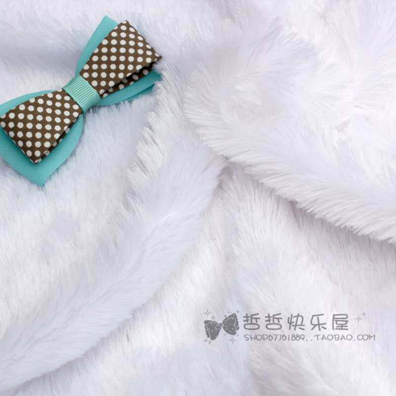 淘宝 网店 饰品 服装 拍摄背景布 纯白长毛毛绒50cm*50cm