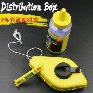 粉线盒墨斗线弹线墨斗自动划线器木工专用划线工具画线器自动收线