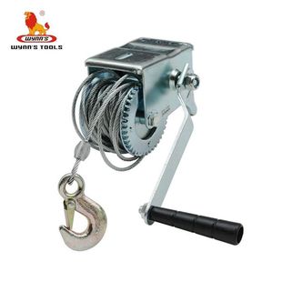 威力狮手摇绞盘手动绞盘卷扬机手摇绞车600-2500磅绞盘6米