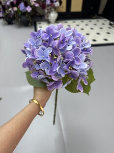 手感保湿绣球花 仿真绣球花假花客厅花瓶插花软装装饰道具