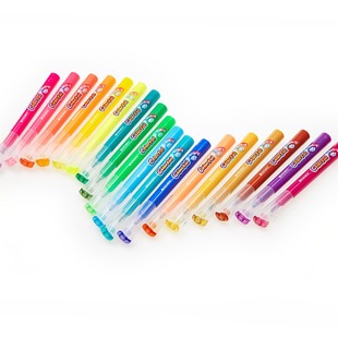 韩国慕那美(monami)06006 COLORFUL DAY大容量荧光笔学生划重点彩色标记笔手账笔