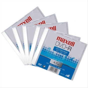 麦克赛尔(MAXELL)DVD-R 16X.单面可刻录光盘-数据视频音乐.120min.4.7G.单片(台产)