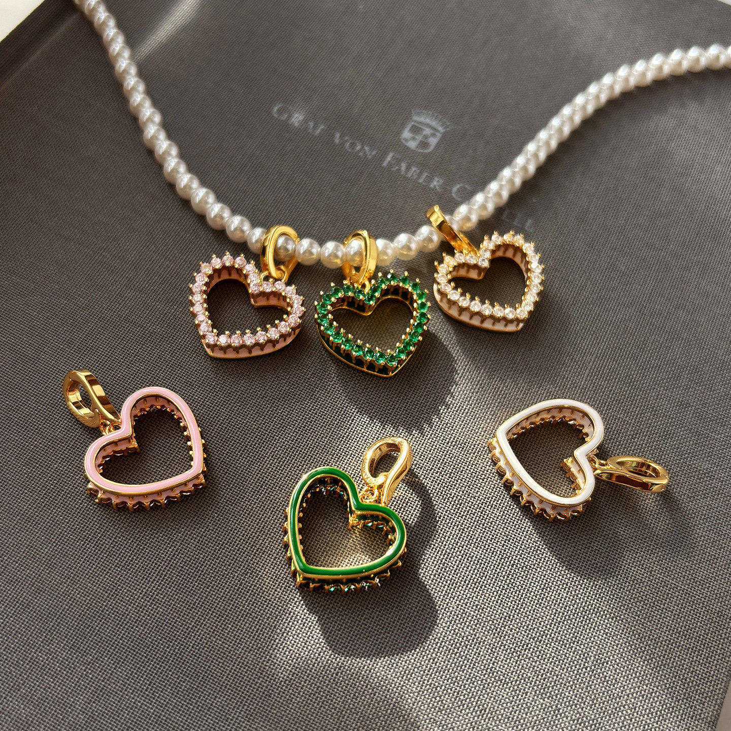 可拆卸DIY彩色万能扣爱心锆石吊坠珍珠锁骨项链女配件任意扣单坠,饰品/流行首饰/时尚饰品新,项坠/吊坠,淘宝优惠券,粉丝福利购,淘宝优惠卷