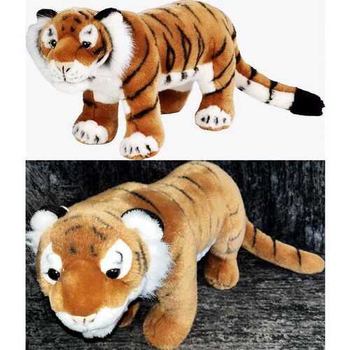 （代购）美国wild republic仿真西伯利亚虎amur tiger毛绒玩具