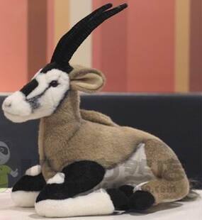 （代购）德国uni-toys仿真东非长角剑羚羊beisa oryx毛绒玩具公仔
