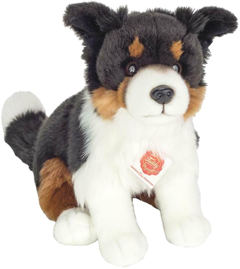 （代购）德国teddy hermann仿真边境牧羊犬狗狗毛绒玩具公仔