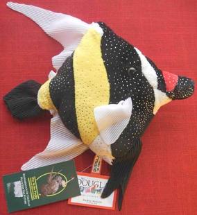 （代购）英国douglas仿真马夫鱼关刀鱼bannerfish毛绒玩具公仔