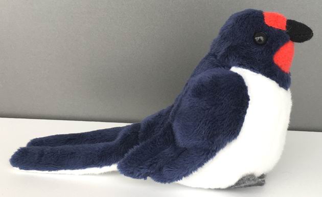 （代购）英国living nature仿真家燕子barn swallow毛绒玩具公仔