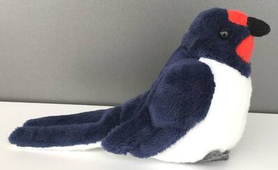 （代购）英国living nature仿真家燕子barn swallow毛绒玩具公仔