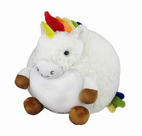 （代购）美国squishable彩虹独角兽unicorn毛绒玩具公仔球形抱枕