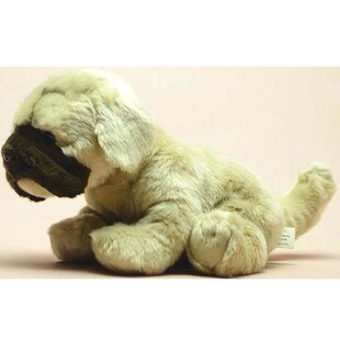 （定做）leonine仿真坐姿巴哥犬狗狗pug毛绒玩具公仔