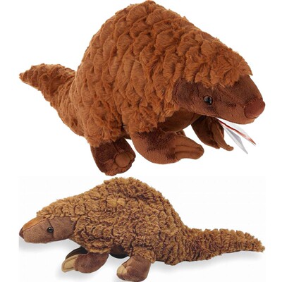 （代购）美国wild republic仿真穿山甲pangolin毛绒玩具公仔