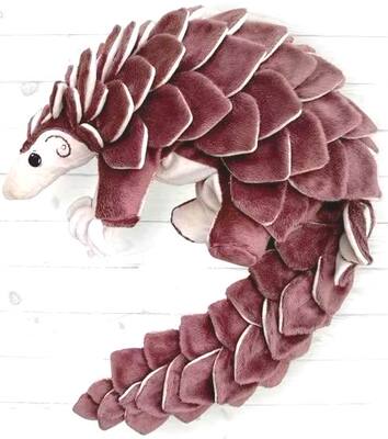 （定做）仿真鲮鲤穿山甲pangolin毛绒玩具公仔