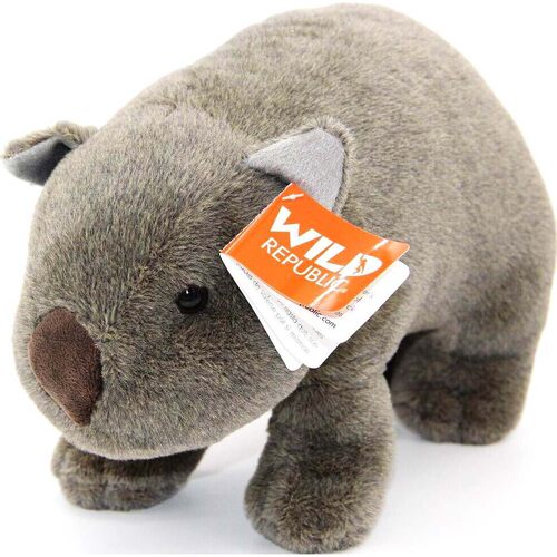 （代购）美国wild republic仿真塔斯马尼亚袋熊wombat毛绒玩具