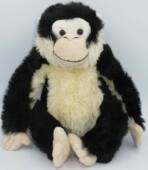 美国anlmal 代购 alley仿真黑冠猕猴macaque毛绒玩具公仔