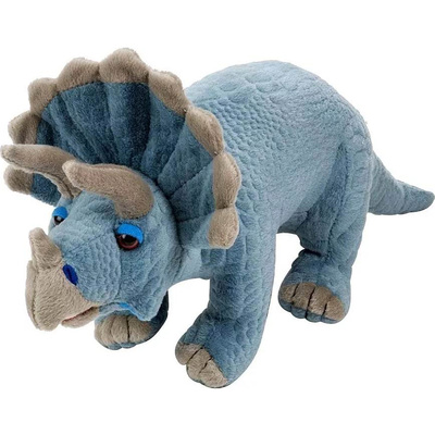 （代购）美国wild republic仿真三角龙triceratops毛绒玩具公仔