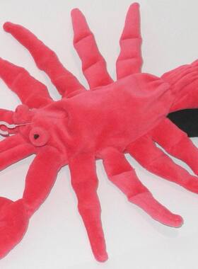 （代购）美国wldlife artists仿真红色螯虾crayfish毛绒玩具公仔