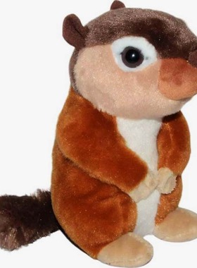 （代购）wild republic仿真五道眉花栗鼠chipmunk毛绒玩具