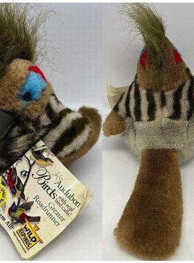 （代购）美国wild republic仿真走鹃roadrunner毛绒玩具plush toy
