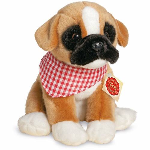 （代购）德国teddy hermann仿真拳师犬狗狗boxer毛绒玩具公仔
