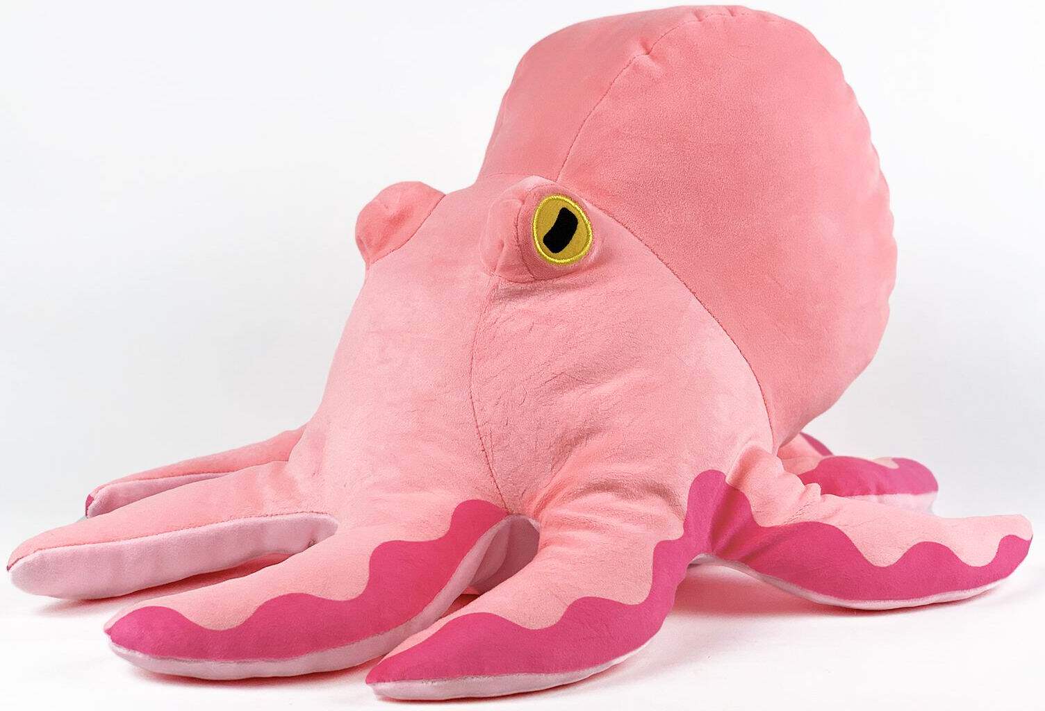 （代购）仿真粉红色胖章鱼octopus毛绒玩具公仔