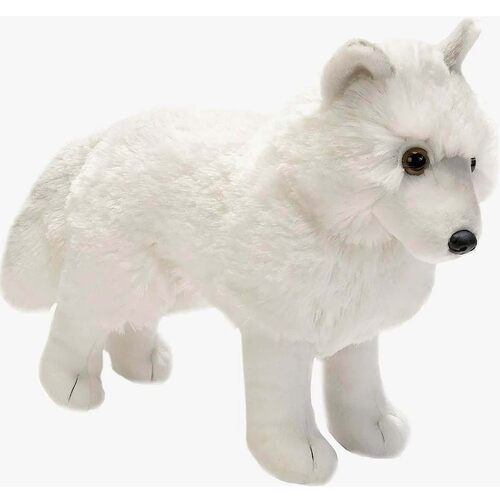 （代购）美国wild republic仿真北极白狼arctic wolf毛绒玩具公仔
