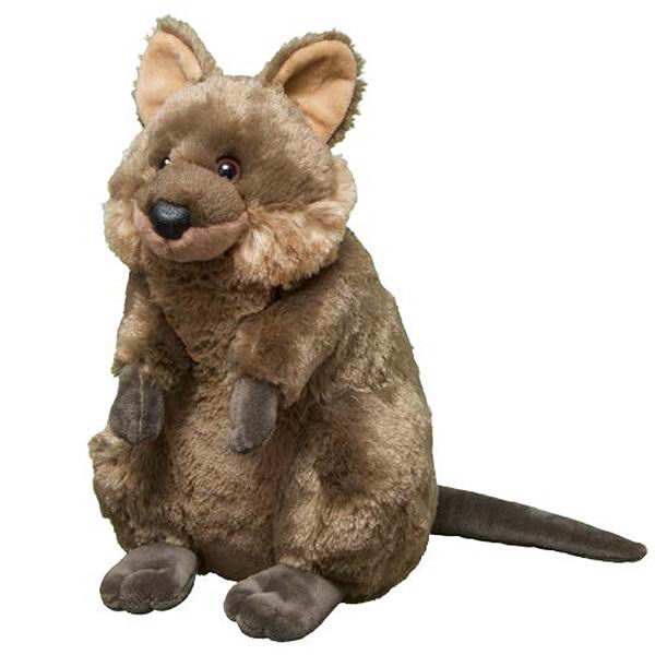 （现货+包邮）仿真短尾矮袋鼠quokka毛绒玩具