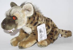 （代购）德国uni-toys仿真非洲斑鬣狗hyena毛绒玩具公仔