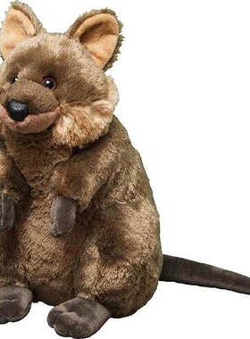 （现货+包邮）仿真短尾矮袋鼠quokka毛绒玩具stuffed plush toy
