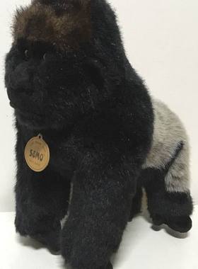 （代购）德国semo仿真山地银背大猩猩gorilla毛绒玩具公仔