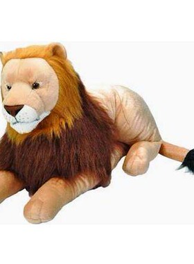 （代购）美国wild republic仿真雄狮子lion毛绒玩具公仔