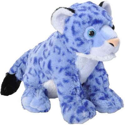 （现货+包邮）仿真雪豹snow leopard毛绒玩具