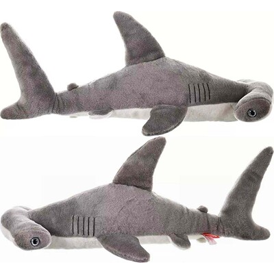 （代购）美国wild republic仿真双髻鲨hammerhead shark毛绒玩具