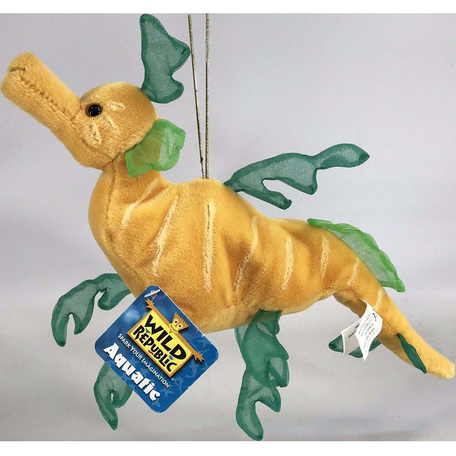 (代购)美国wild republic仿真叶海龙leafy sea dragon毛绒玩具