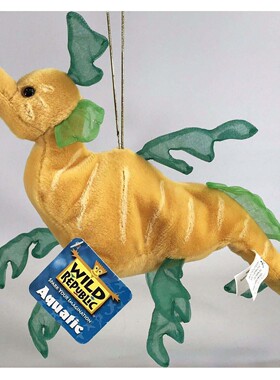 （代购）美国wild republic仿真叶海龙leafy sea dragon毛绒玩具