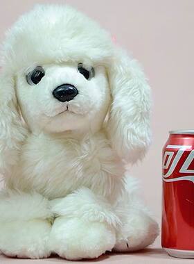 （定做）leonine仿真坐姿贵宾犬狗狗poodle毛绒玩具公仔