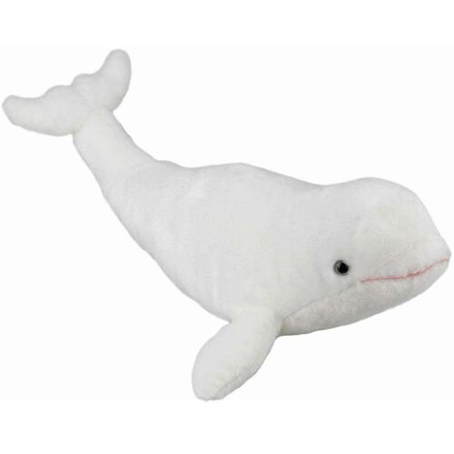 （代购）美国wild republic仿真大号白鲸begula whale毛绒玩具