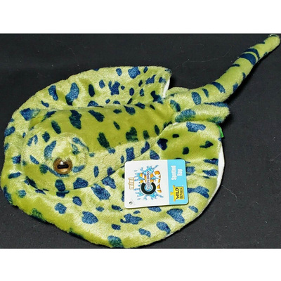 （代购）美国wild republic仿真蓝点刺鳐spotted ray毛绒玩具公仔