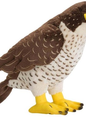 （现货+包邮）仿真猎隼saker毛绒玩具公仔