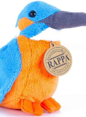 （代购）德国teddy hermann仿真翠鸟kingfisher毛绒玩具公仔