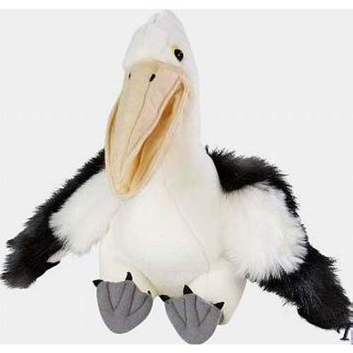（代购）美国wild republic仿真卷羽鹈鹕pelican毛绒玩具公仔