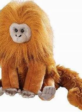 （代购）美国wild republic仿真金狮狨tamarin毛绒玩具公仔