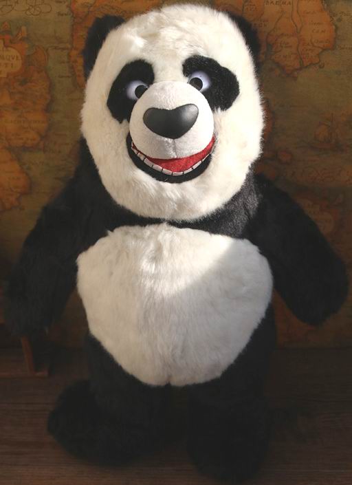 （定做）仿真傻瓜熊猫panda毛绒玩具公仔