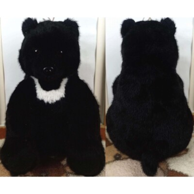 （定做）仿真亚洲黑熊black bear毛绒玩具公仔stuffed plush toy