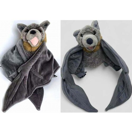 （代购）美国wild republic仿真狐蝠flying fox毛绒玩具plush toy