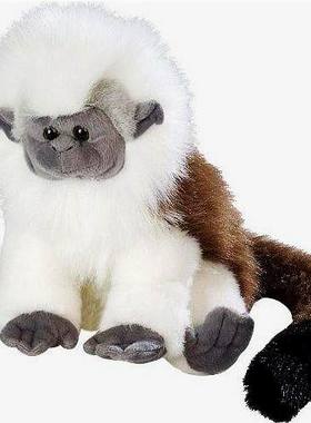 （代购）美国wild republic仿真棉顶狨tamarin毛绒玩具公仔