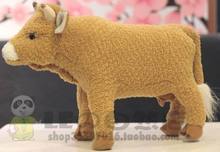 （代购）德国kosen仿真鲁西黄牛毛绒玩具公仔